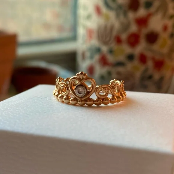 Pandora Jewelry Pandora Princess Tiara Crown Ring Size Rose